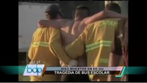 EEUU: Al menos 10 muertos y 35 heridos tras accidente de bus escolar