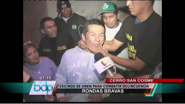 Rondas bravas: Vecinos se unen para combatir delincuencia en cerro San Cosme