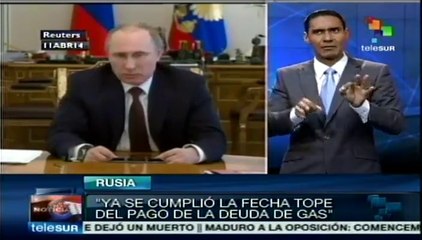 Rusia denuncia retrasos de Ucrania con su "factura" del gas