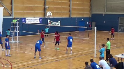 Finale : Schuman Avignon contre Renoir Asnières  1er set