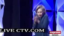 Shoe thrown at hillary clinton, leaked video shoe thrown at hillary clinton livectv.com