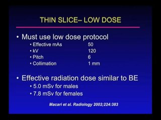 UCSF Radiology- CT Colonography and Exposure to Radiation