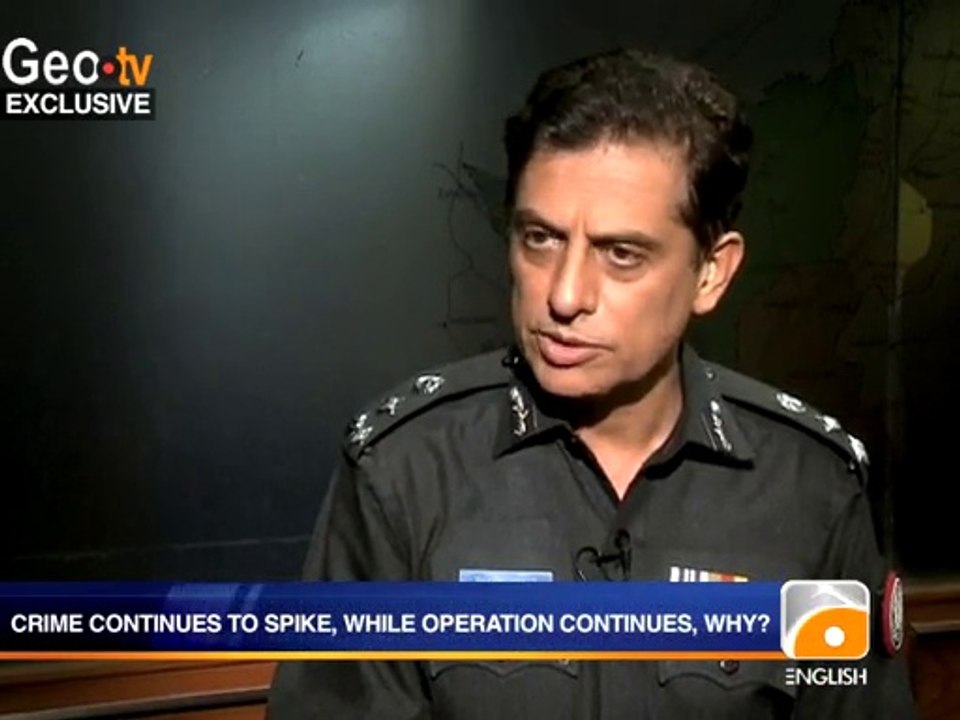 Exclusive Interview of Additional IGP Karachi Shahid Hayat Khan