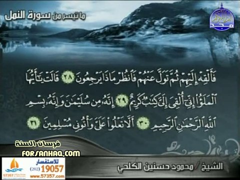 تلاوة نادرة للشيخ محمود حسنين الكلحي - ما تيسر من سورة النمل