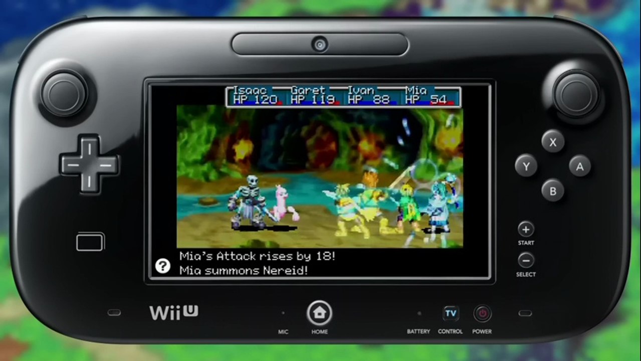 Console Nintendo Wii U - Golden Sun (Console Virtuelle)