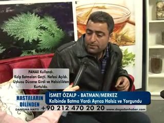 KALPTE BATMA - HALSİZLİK - YORGUNLUK RAHATSIZLIĞI VARDI ŞİFALI BİTKİLERİ KULLANDI