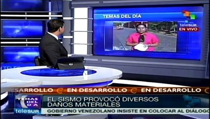 Nuevo terremoto de 6.1 grados Richter sacude Nicaragua