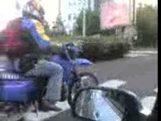 Crash en moto a clermont-ferrand