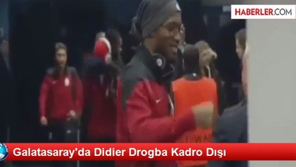Galatasaray'da Didier Drogba Kadro Dışı