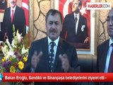 Bakan Eroğlu, Sandıklı ve Sinanpaşa belediyelerini ziyaret etti -