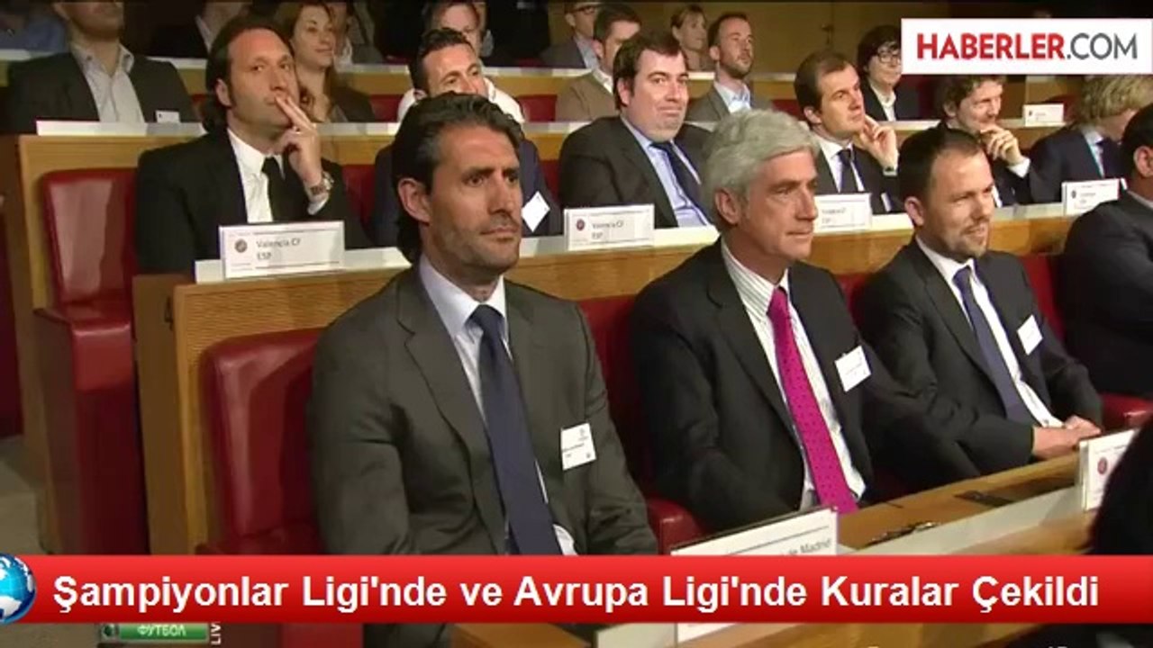 Şampiyonlar Ligi'nde ve Avrupa Ligi'nde Kuralar Çekildi