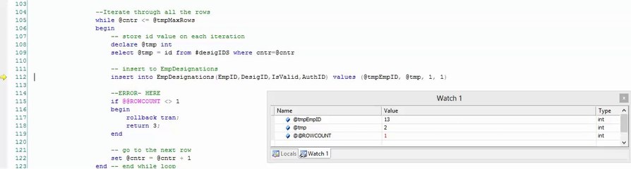 error at insert statement