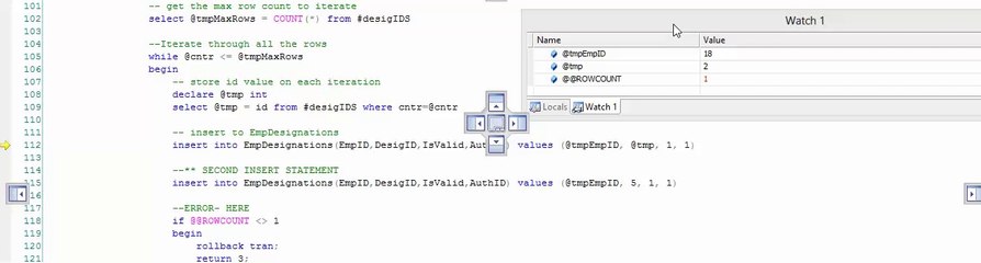 THE SECOND INSERT STATEMENT