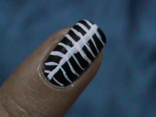 Skeleton Nail Art - goth nail designs