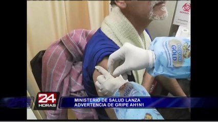 Minsa emitió alerta a nivel nacional por posible brote de la gripe AH1N1