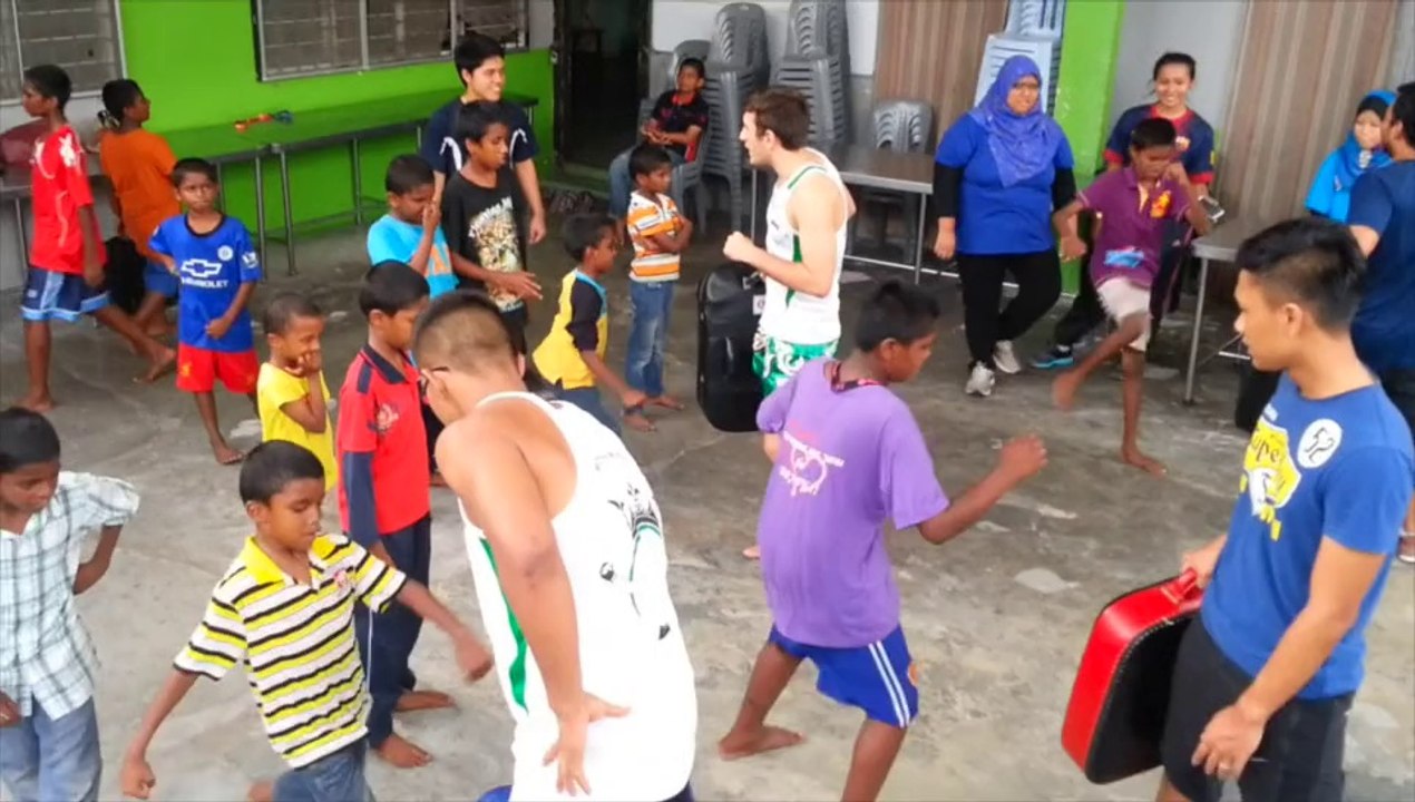 Daniyar Kessikbayev - Kickboxing Orphanage Program 2