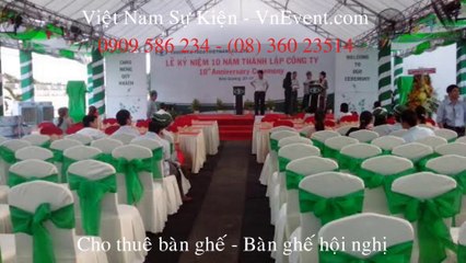 Thuê bàn ghế giá rẻ tại TP.HCM
