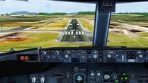 FSX Virgin Australia Boeing 737 Landing @ Port Macquarie ( Cockpit ) ( HD )