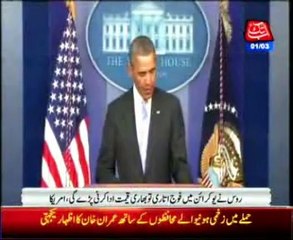 Obama Warns Russia Against Crimea Invasion