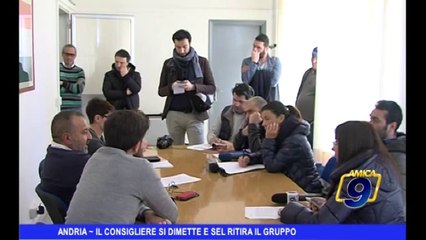 Andria | Il Consigliere si dimette e SEL ritira il gruppo