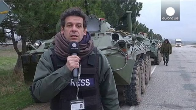 Ukraine's acting president demands Russia stops 'provocations' in Crimea