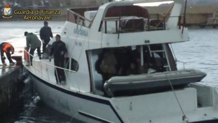 Il video sul salvataggio dei migranti a Leuca. Guardia di Finanza 28.02.2014