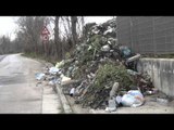 Aversa (CE) - Via Nobel, canali di scolo liberati dai rifiuti (27.02.14)
