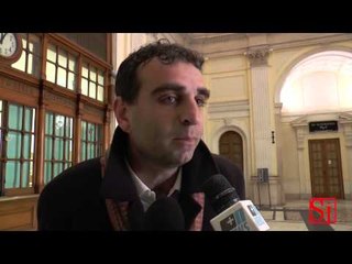 Napoli - Crollo alla stazione di Mergellina -1- (28.02.14)