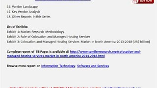 Colocation and Managed Hosting Services Market in North America 2014-2018