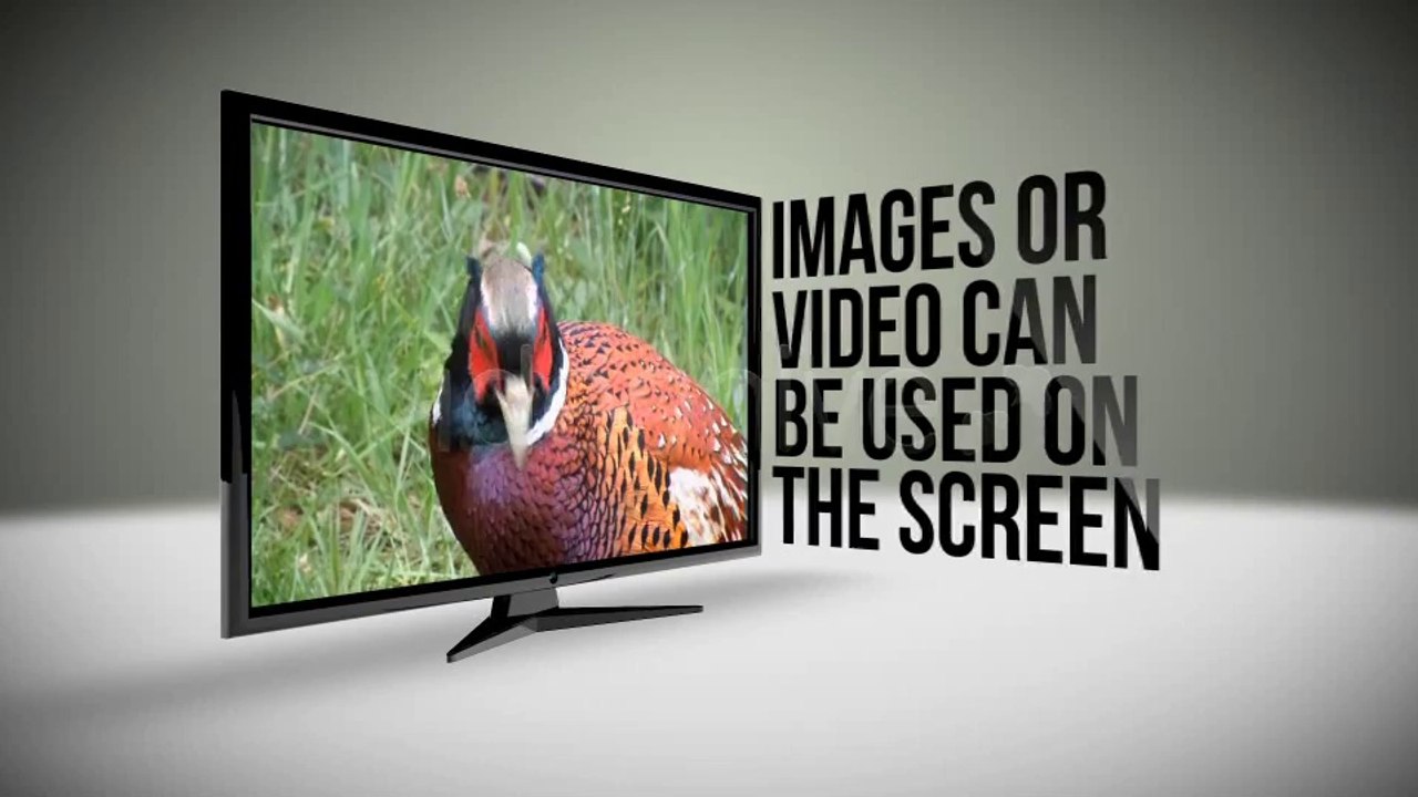 HD Television Set - After Effects Template