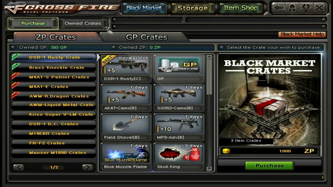 PlayerUp.com - Buy and Sell Accounts - Selling my CrossFire Account