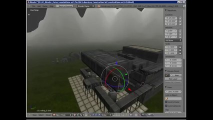 Testing the Construction Set 1.5 in Blender 2.6
