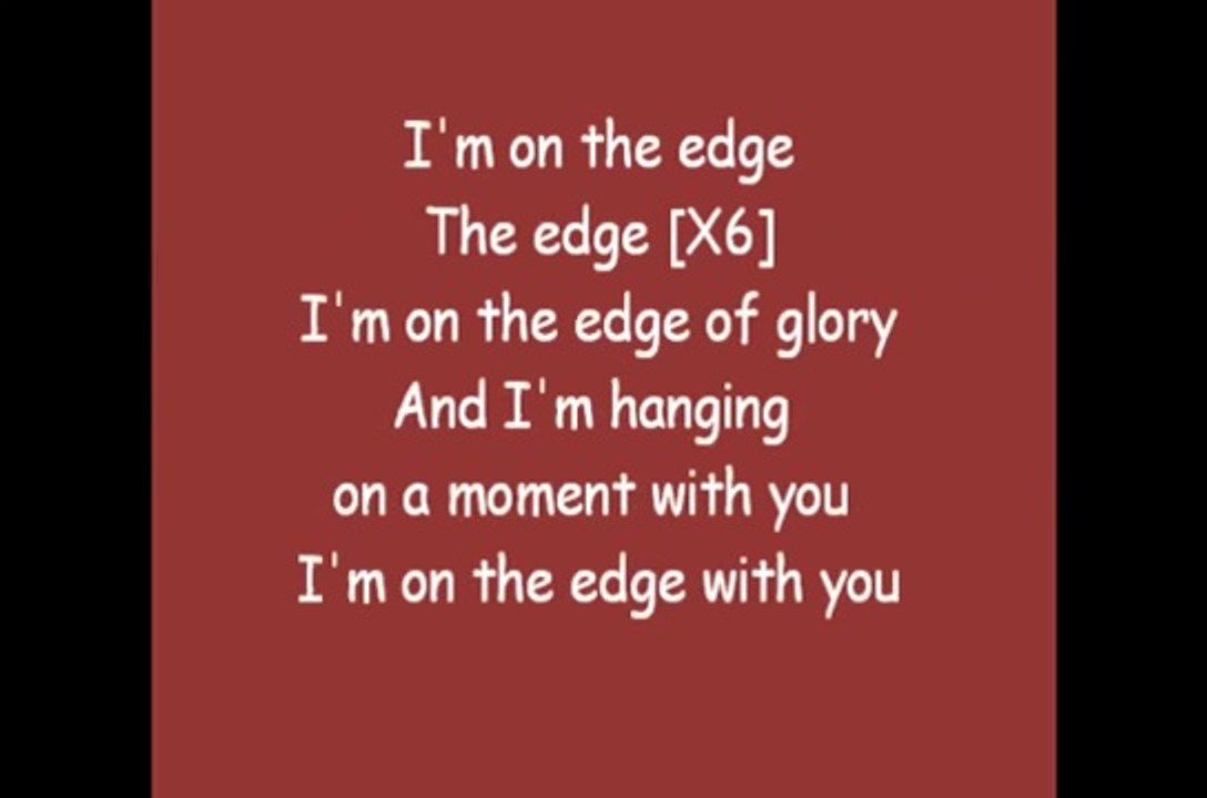 Lady Gaga - Edge of Glory Lyrics