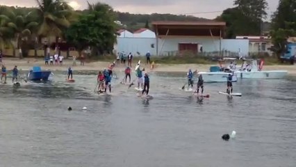 Le départ de Ze Caribbean Race depuis Saint-Louis de Marie-Galante