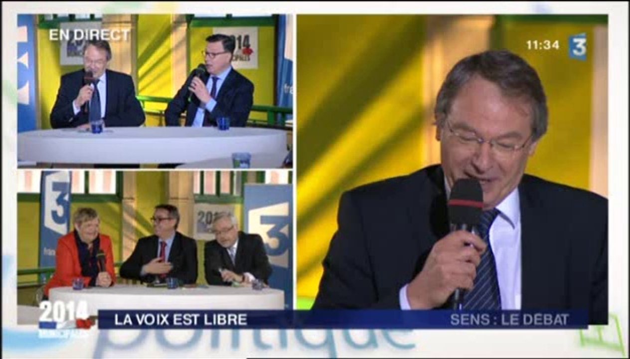 La voix est libre en direct de Sens: débat sur...