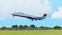 FSX Delta MD-81 Landing @ Buffalo ( Outside ) ( HD )