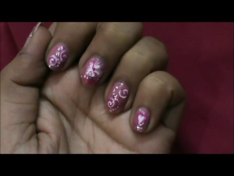 Nail art Designs - EASY !! Nail Designs Video Tutorial Cute Nail Polish Beginners Design