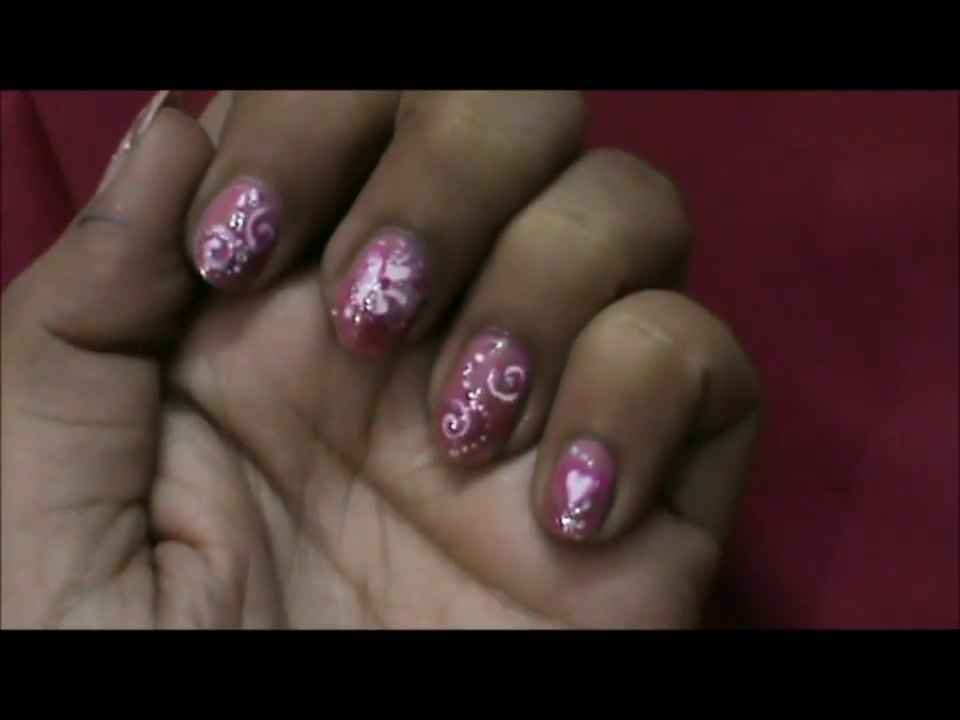 Nail art Designs - EASY !! Nail Designs Video Tutorial Cute Nail Polish Beginners Design