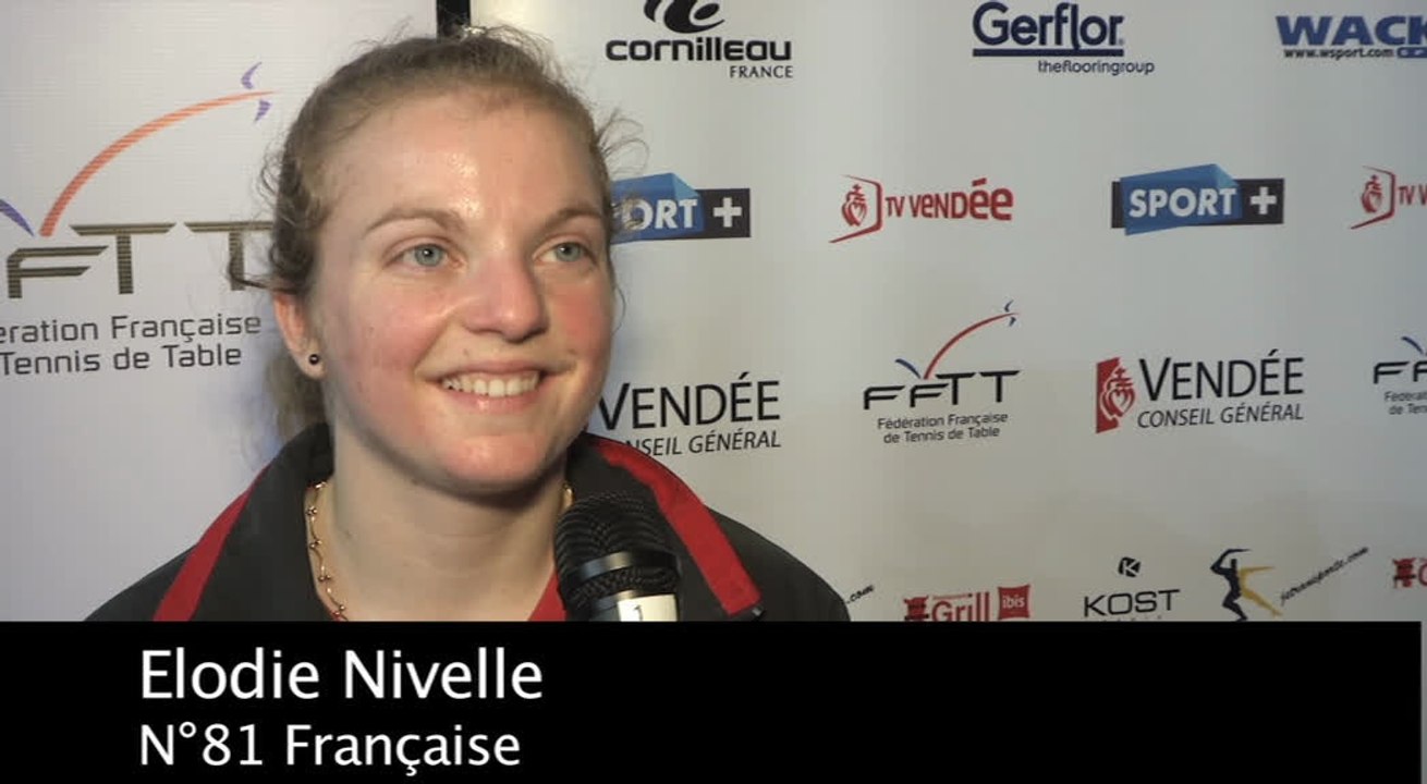 France Ping 2014 : Elodie Nivelle brille à domicile