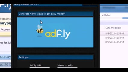 Free Adfly Pro Bot 2014. Make 20$ a day
