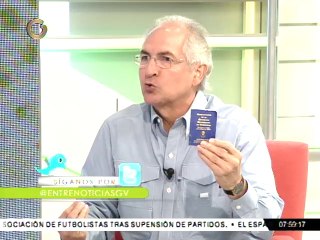 Ledezma: No puede haber diálogo con ordenes de captura de por medio