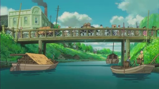 The Wind Rises Movie CLIP - Flying Through Town (2014) - Studio Ghibli Movie HD