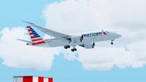 FSX American Boeing 787 Landing @ Indianapolis ( Outside ) ( HD )