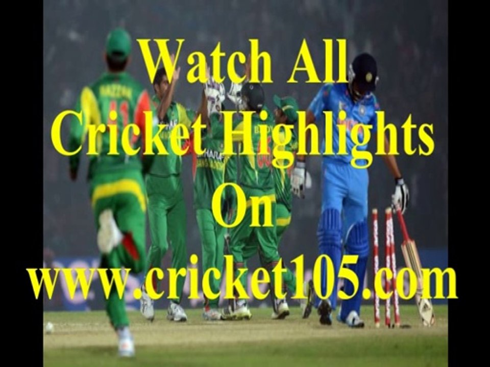 Pakistan v India Highlights Asia Cup (2 Mar 2014)