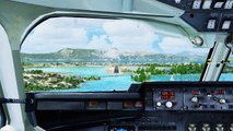 FSX Aegean Avro RJ100 Landing @ Corfu ( Cockpit ) ( HD )
