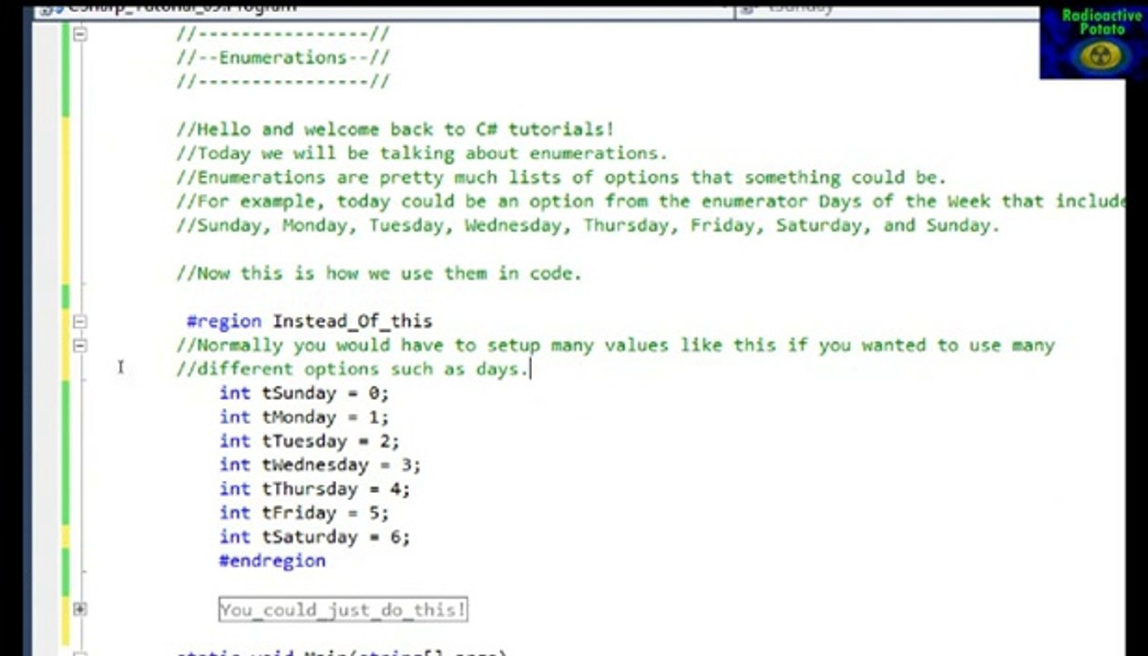Enumeration in C#