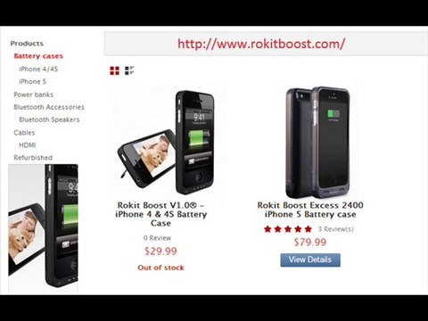 Get most stylish extended battery case for your iphone. Visit rokitboost.com/