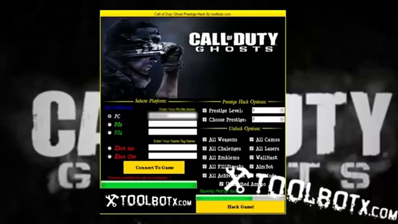 Call of Duty Ghosts Prestige Hack February 2014