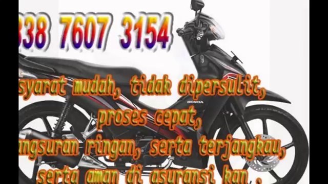 DEALER KREDIT MOTOR HONDA JAKARTA, COD AMAN, MURAH, MUDAH, CEPAT, BEST PRICE