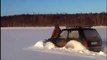 Russian Snowplow.... Dumb guys!!!!